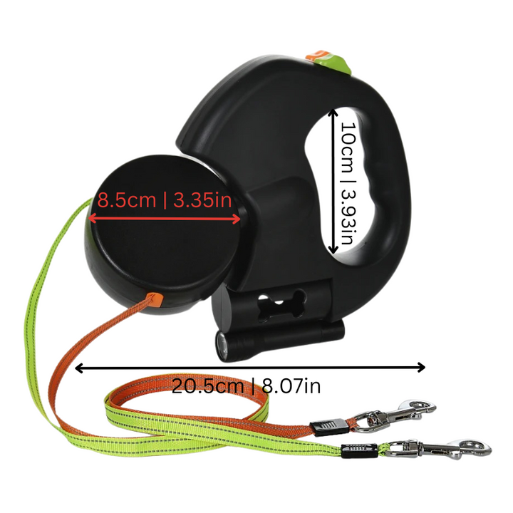 PowerPup Duo-Leash — Finally stress-free walks with two dogs in perfect harmony | Kalsten
