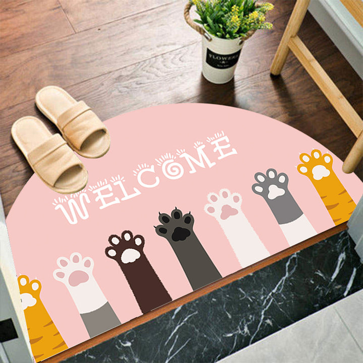 Fun Cartoon-Themed Entrance Mat