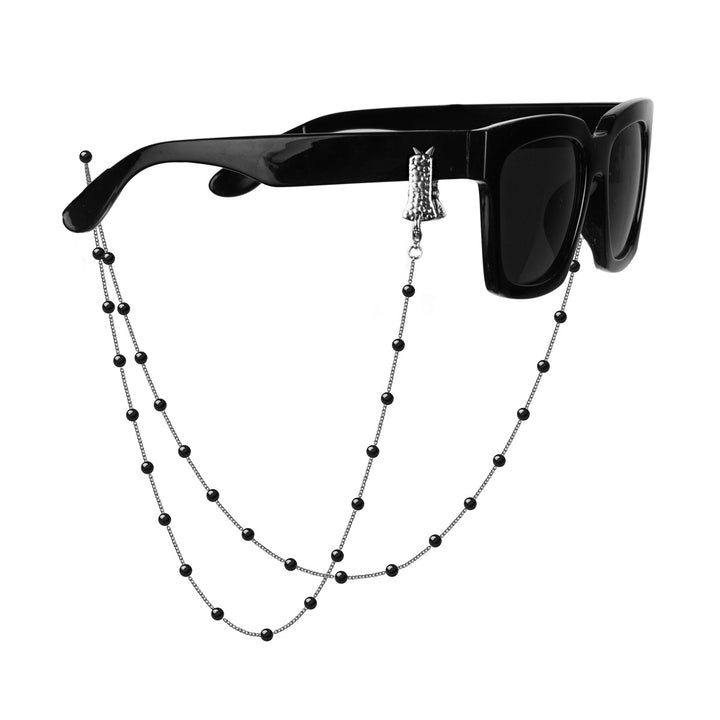 Beaded Eyewear Chain with Unique Charm Kalsten