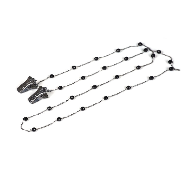 Beaded Eyewear Chain with Unique Charm Kalsten