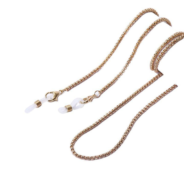 Necklace with beads and transparent pendants Kalsten
