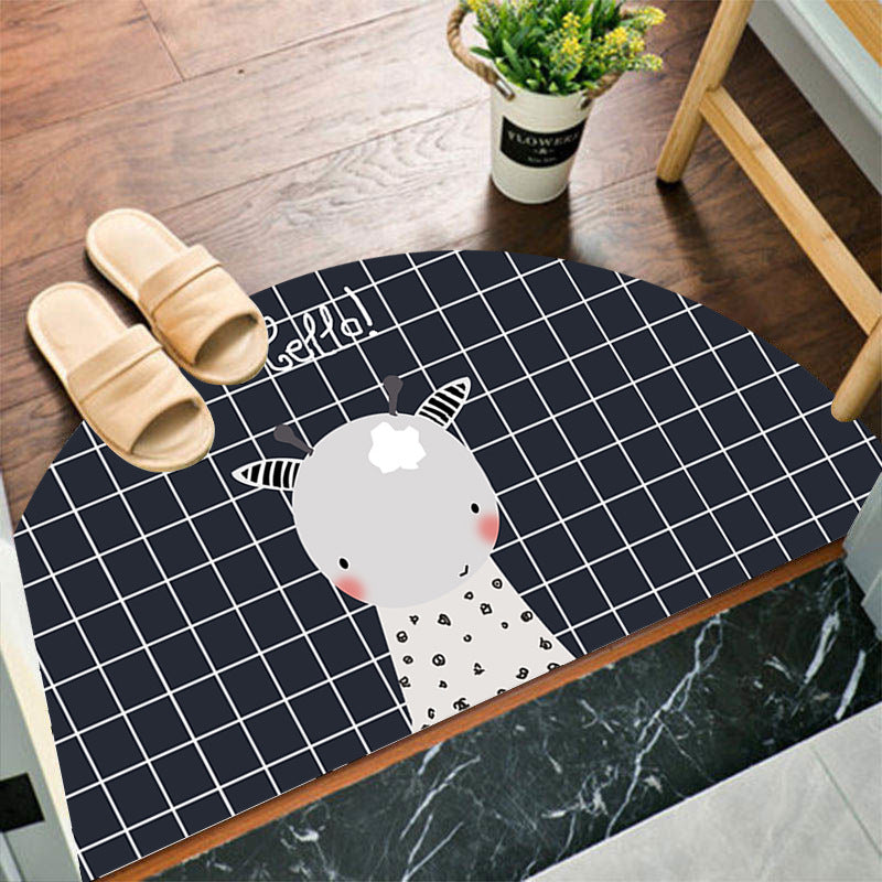 Fun Cartoon-Themed Entrance Mat