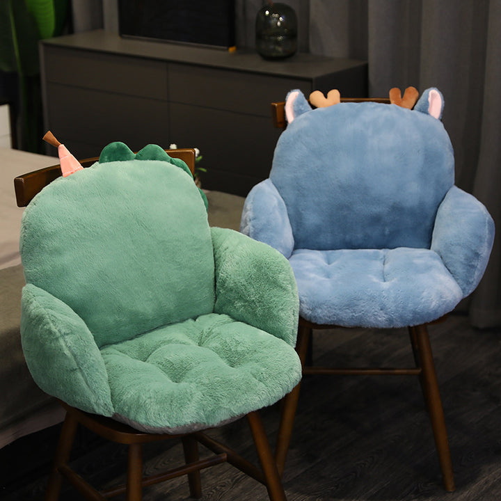 Cozy pet bed in paw design with raised edges and soft plush cover