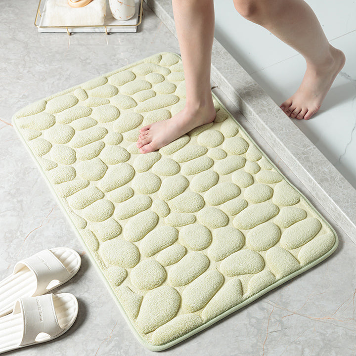 Textured Memory Foam Bath Mat Kalsten