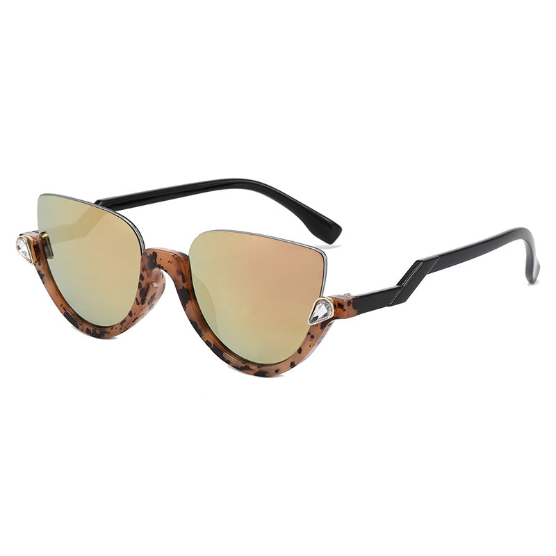 Ladies Cat-Eye Sunglasses with Glamorous Stone Accents Kalsten