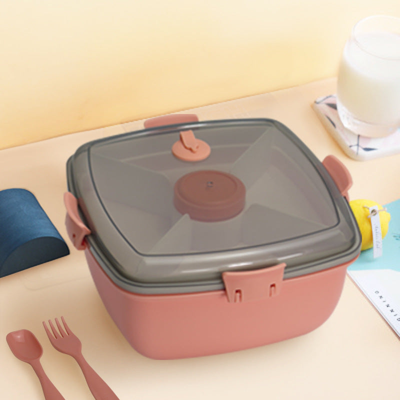 Multi-Sectional Meal Prep Container with Airtight Lids