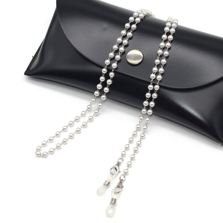 Elegant Double-Strand Pearl Eyewear Chain Kalsten