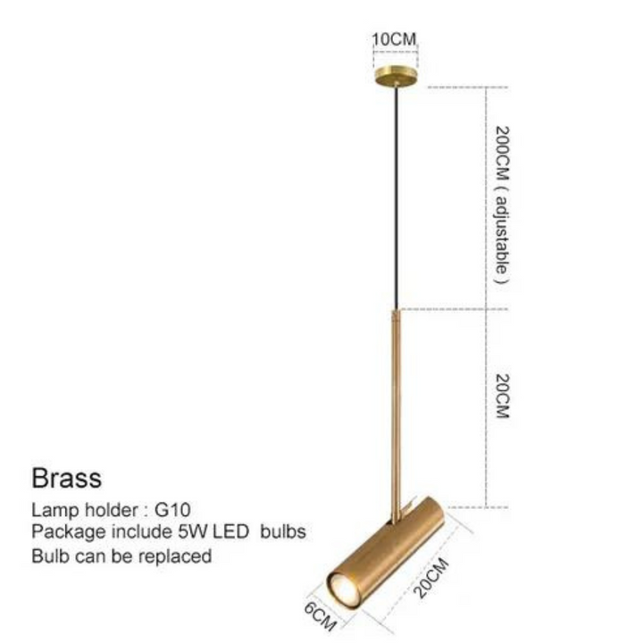 Elegant LED Pendant Lamp for Atmospheric Bedrooms – 15m² Kalsten