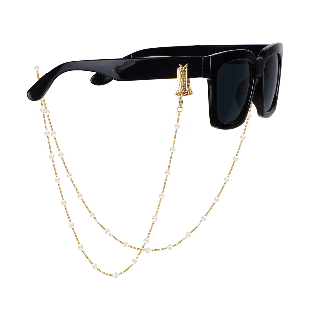 Beaded Eyewear Chain with Unique Charm Kalsten