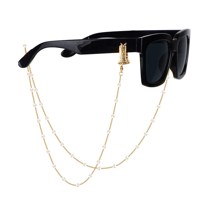 Beaded Eyewear Chain with Unique Charm Kalsten