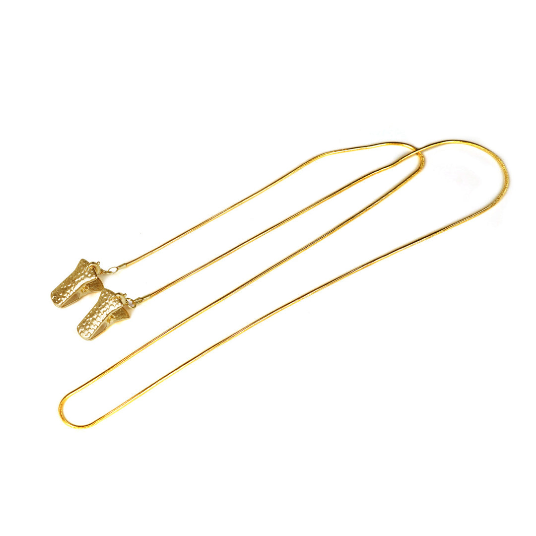 Metallic Western-Themed Eyewear Chain Kalsten