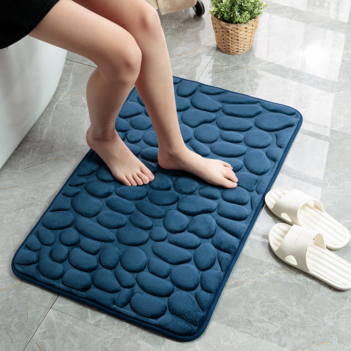 Luxury Soft Pebble Texture Bath Mat Kalsten