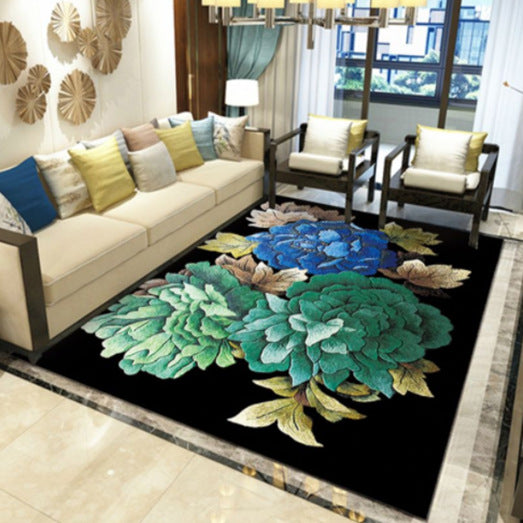 Marble-Patterned Area Rug Kalsten