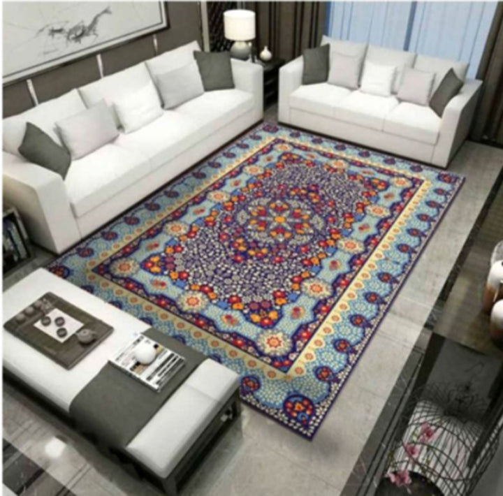 Marble-Patterned Area Rug Kalsten