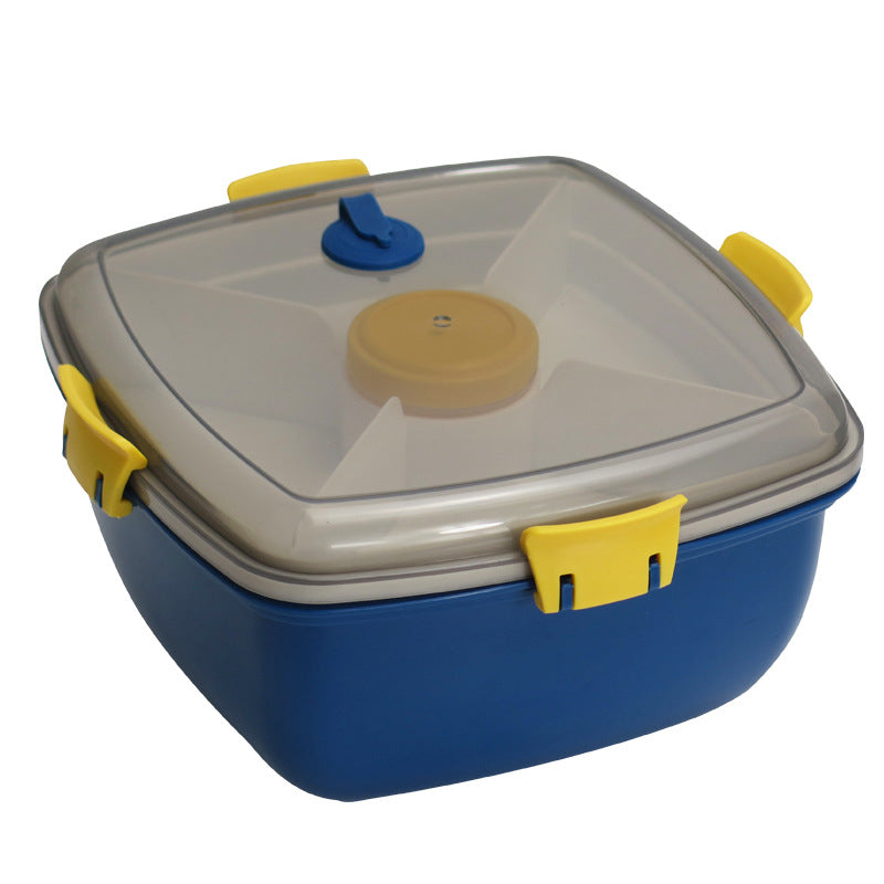 Multi-Sectional Meal Prep Container with Airtight Lids