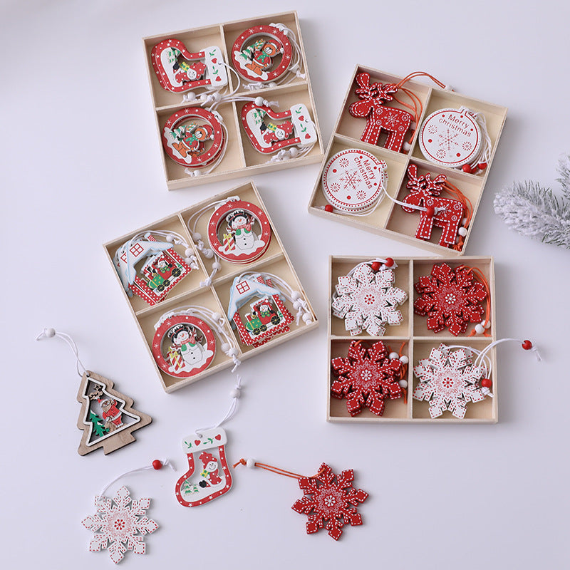 Christmas Themed Decorative Ornament Set
