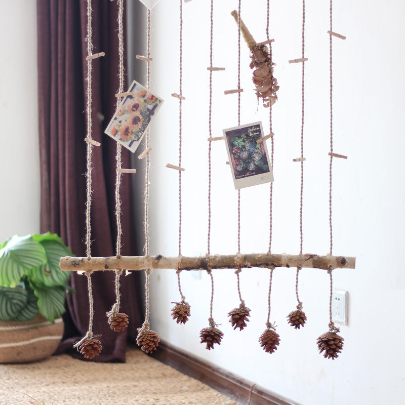 Decorative wall tapestry with natural motifs Kalsten