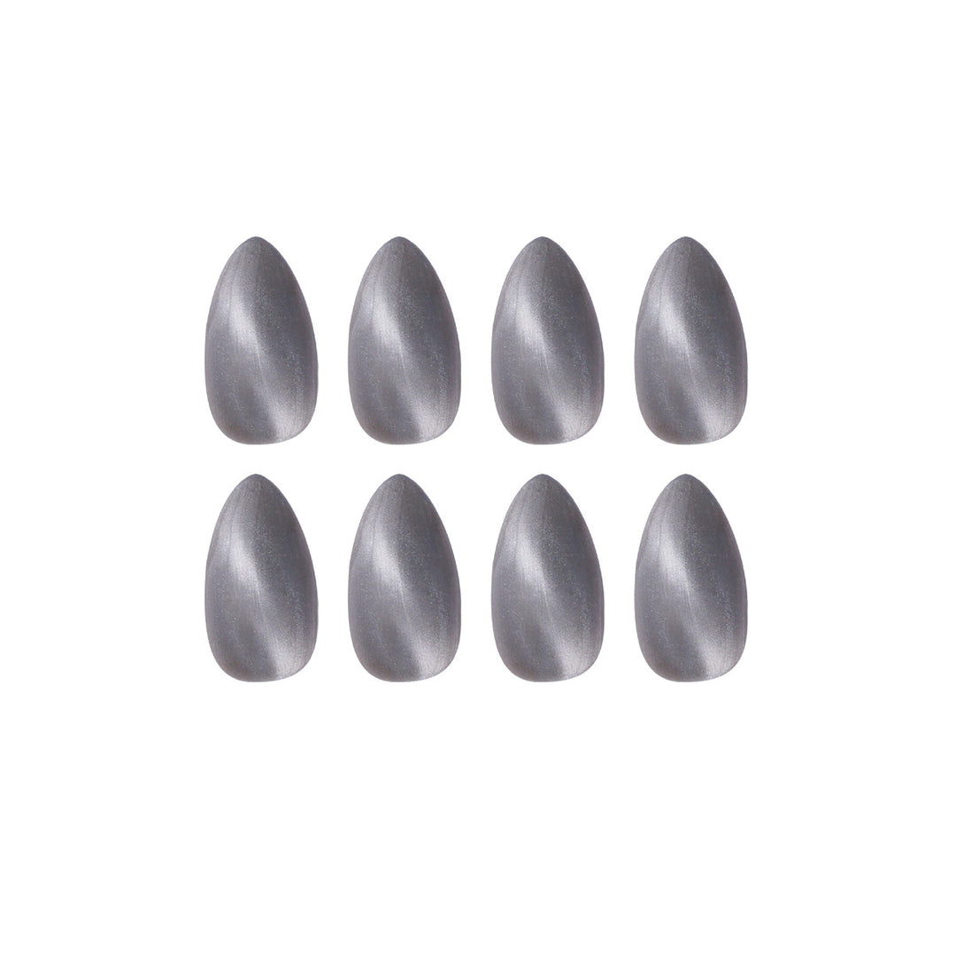 Elegant Stiletto Nails with Matte Finish Kalsten