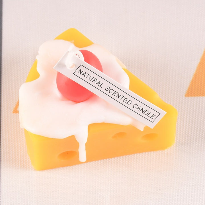 Geometric Bubble-Cube Sculptural Tabletop Wax Candle