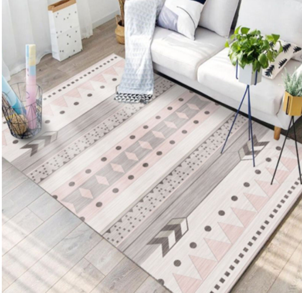 Marble-Patterned Area Rug Kalsten