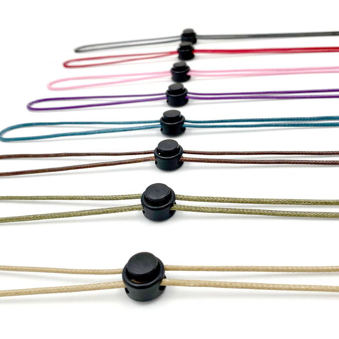 Adjustable Eyewear Retainer with Security Toggle Kalsten