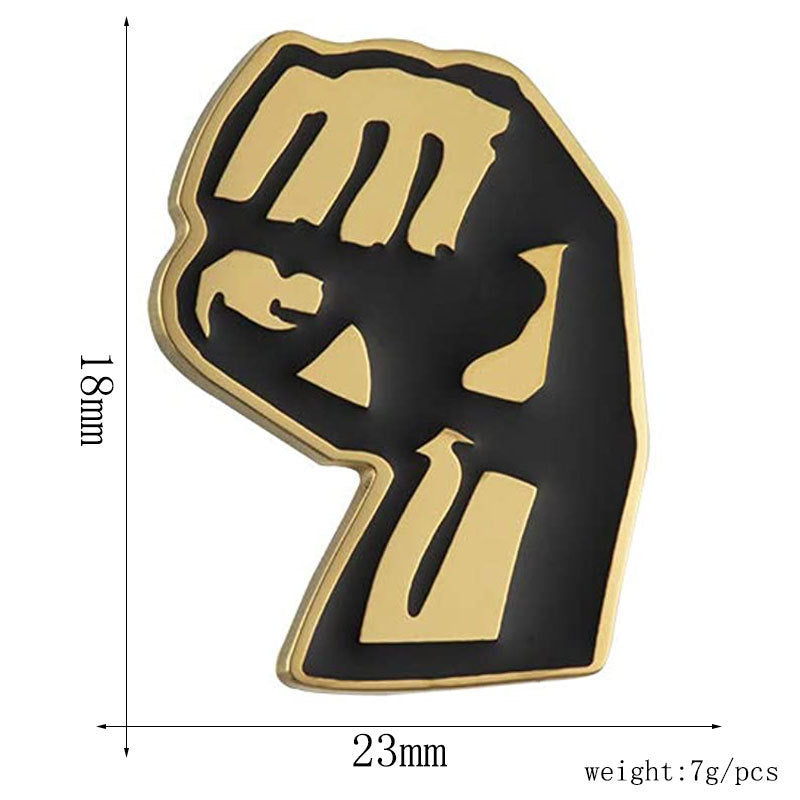Statet Fist Symbol Brooch Kalsten