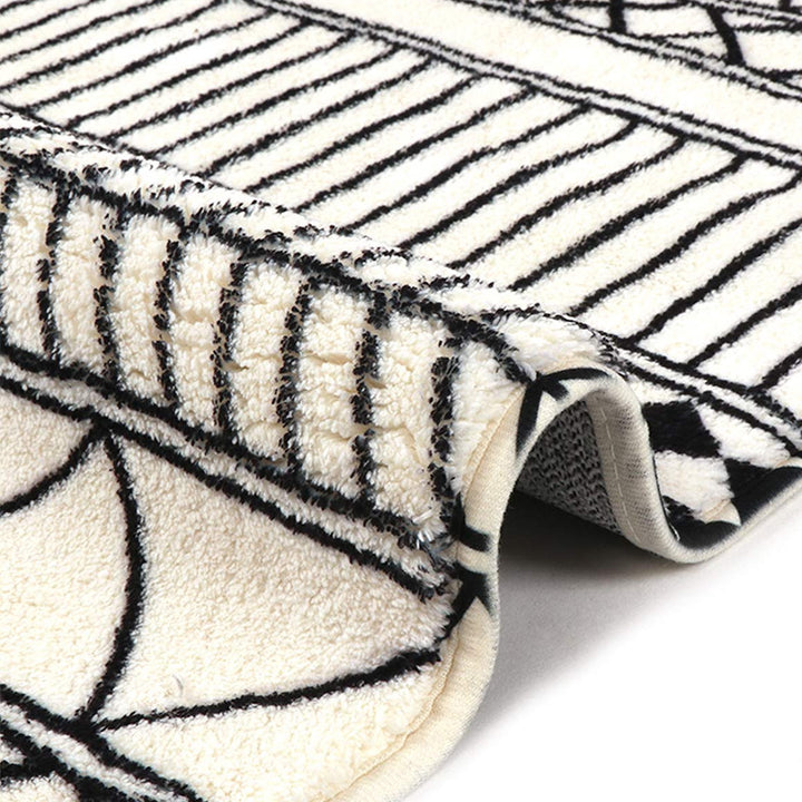 Modern Geometric Pattern Area Rug Kalsten