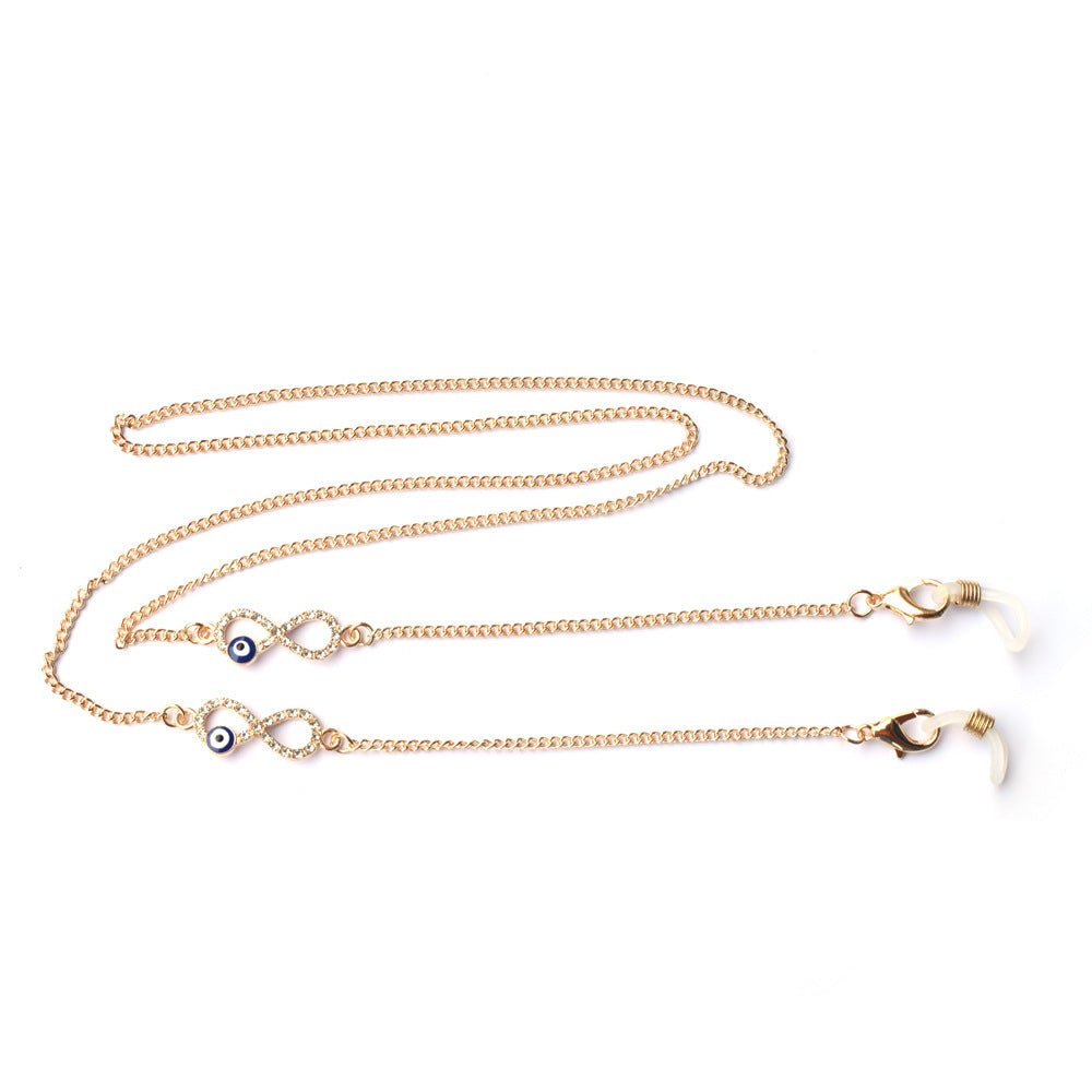 Elegant Eyewear Chain with Protective Charm Kalsten