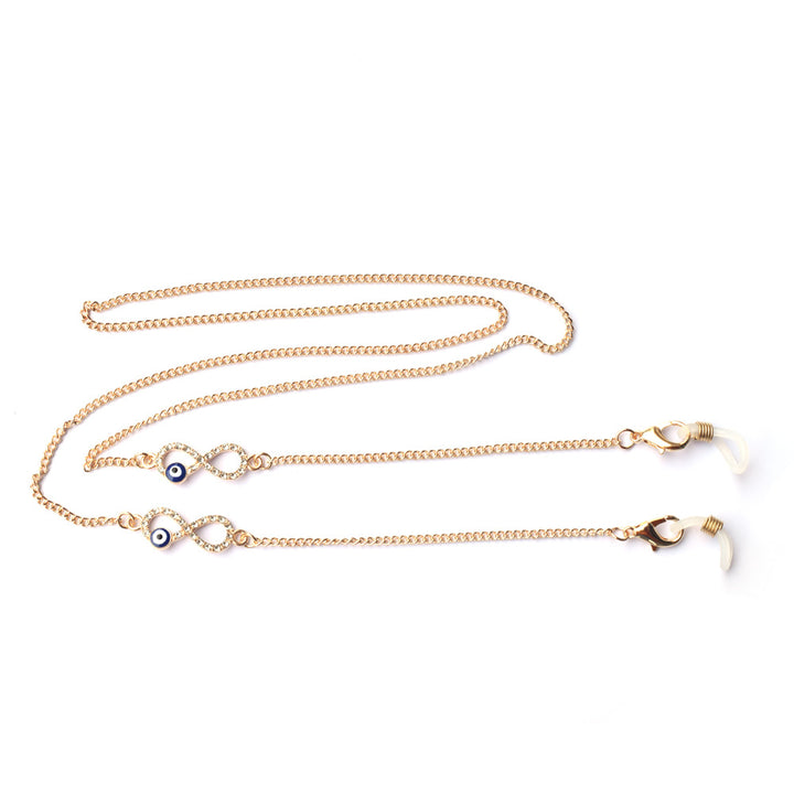 Elegant Eyewear Chain with Protective Charm Kalsten