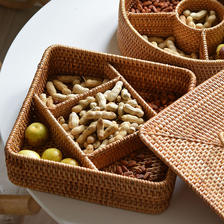 Handmade storage bowl with compartments Kalsten