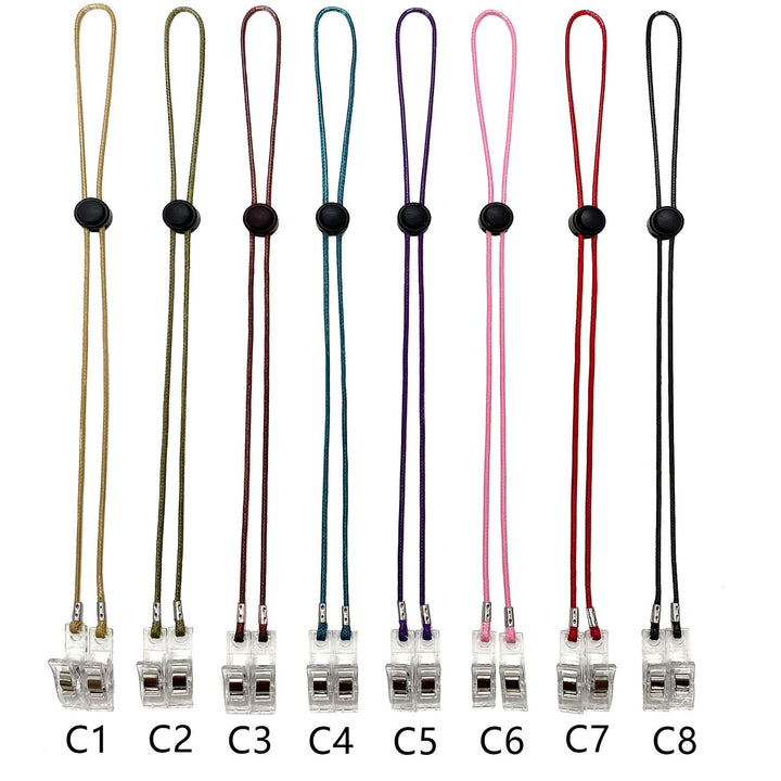 Adjustable Eyewear Retainer with Security Toggle Kalsten