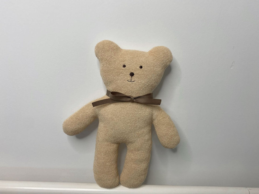 Plush Terry Cloth Teddy Bear Soft Baby Comforter