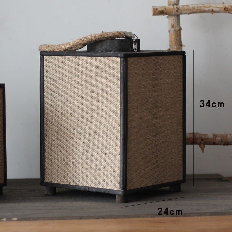 Modern storage basket made of fabric Kalsten