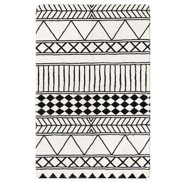Modern Geometric Pattern Area Rug Kalsten