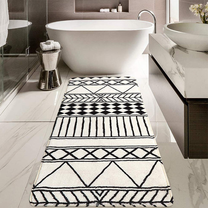 Modern Geometric Pattern Area Rug Kalsten
