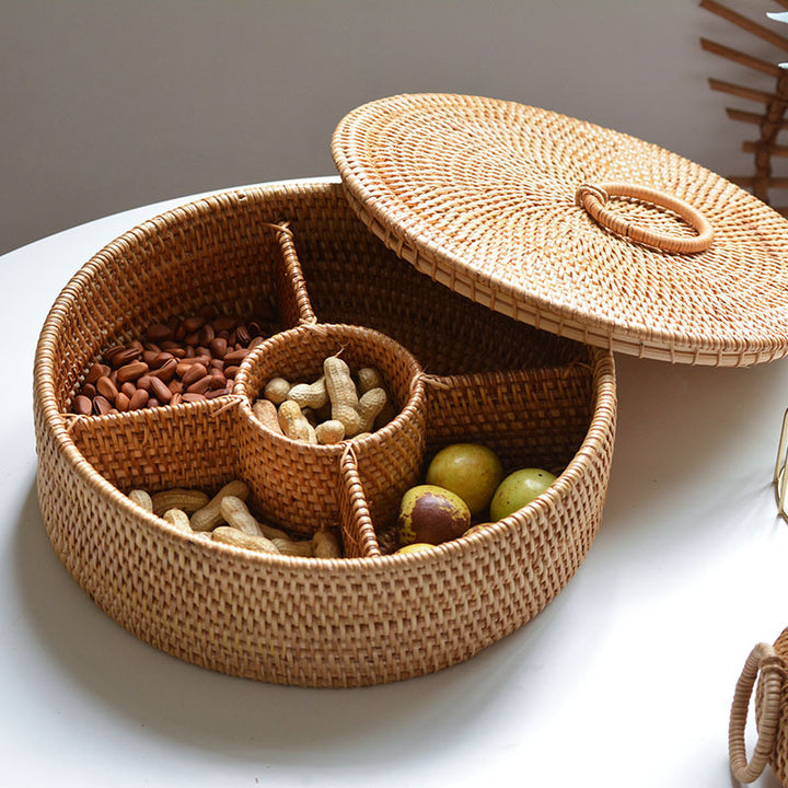 Handmade storage bowl with compartments Kalsten