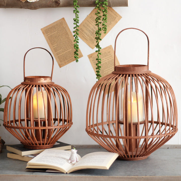Decorative wooden lantern Kalsten
