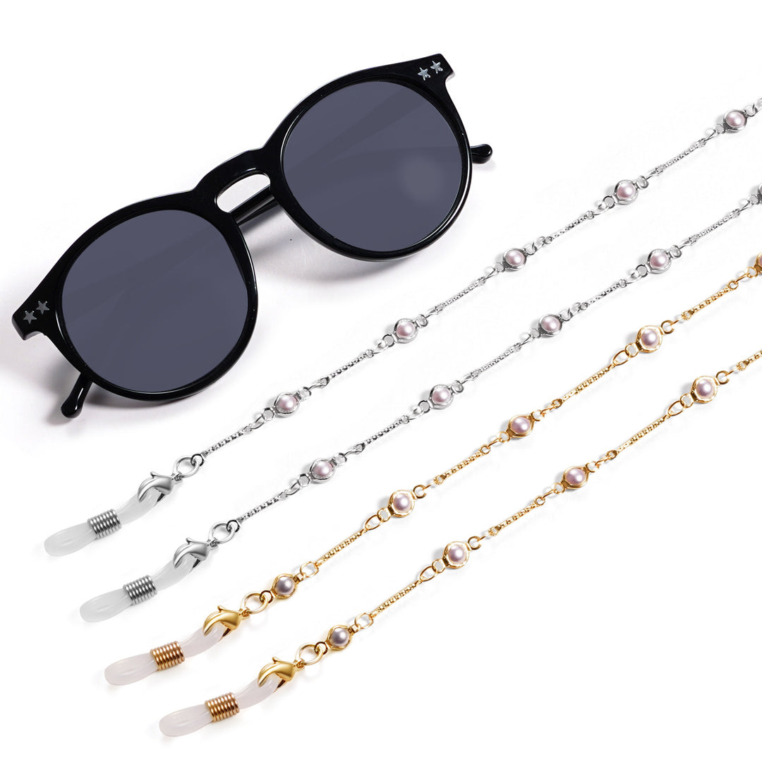 Premium Pearl-Accented Eyewear Chain Kalsten