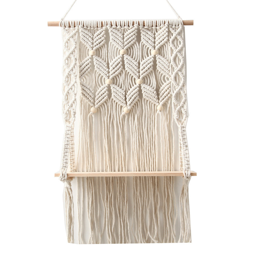 Macrame Wall Shelf Organizer Kalsten