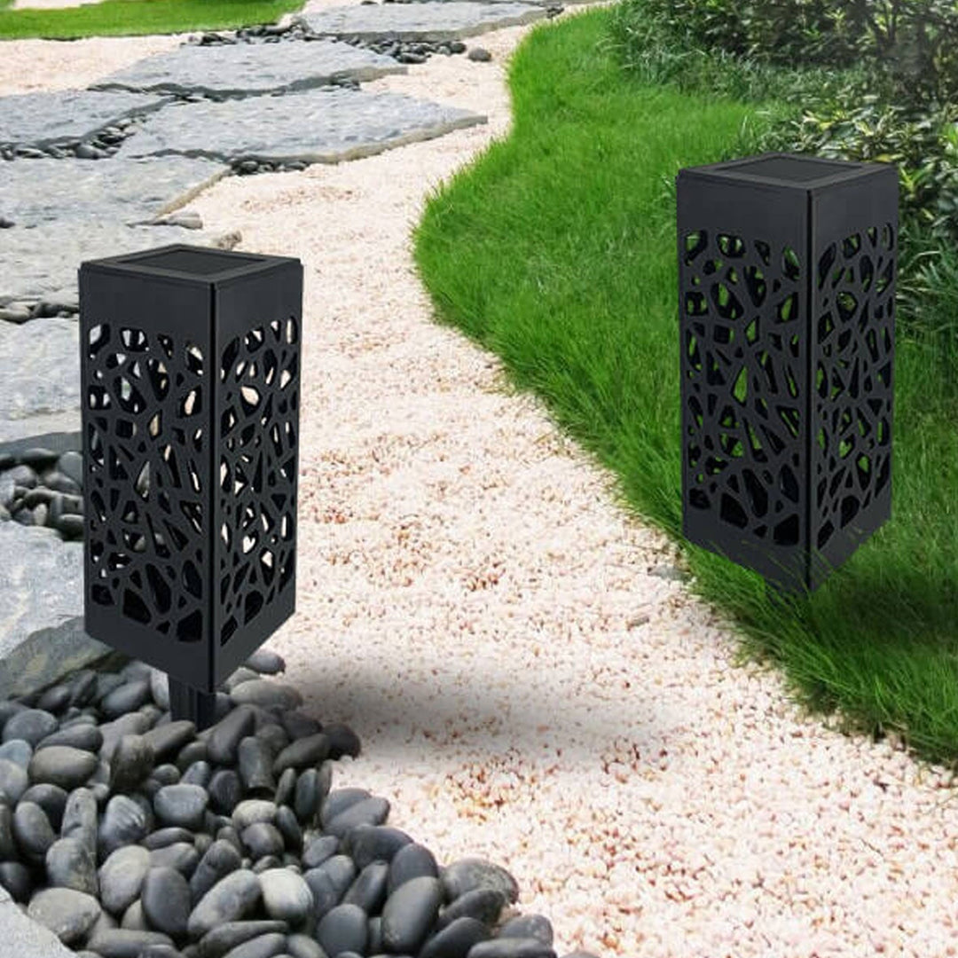Creative Hollow Square Column LED Outdoor Lawn Ground Insert Landscape Light | Kalsten