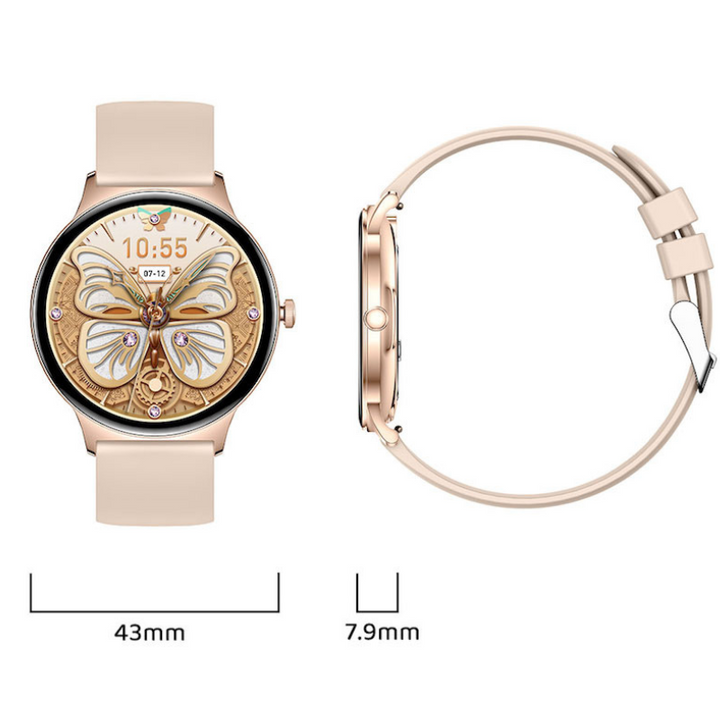 Kalsten | SlimFit Ultimate Smartwatch – Ultra-thin, Health Monitoring & AMOLED Display