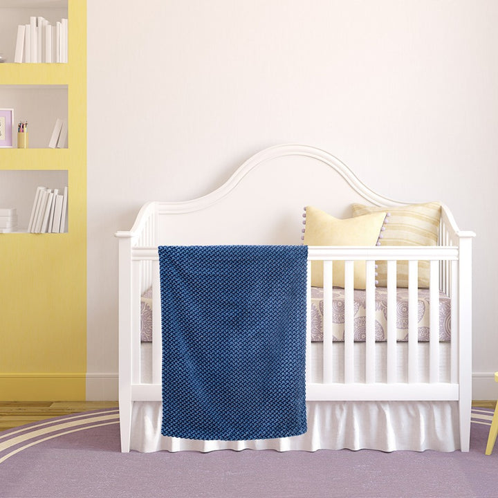 Women Cozy Reversible Blanket with Cable Pattern Kalsten