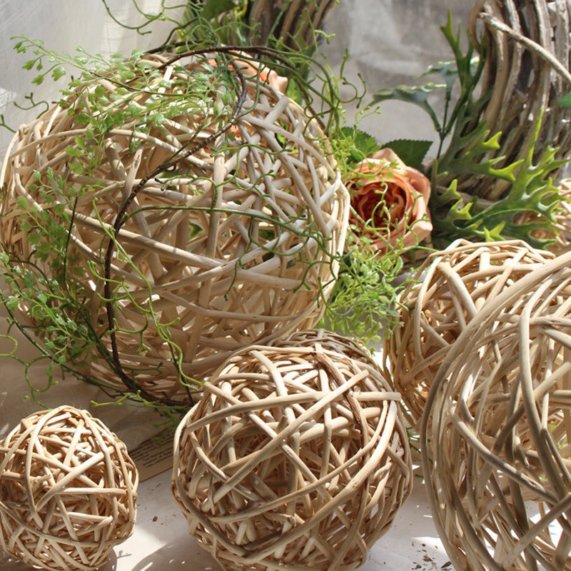 Decorative natural basket Kalsten