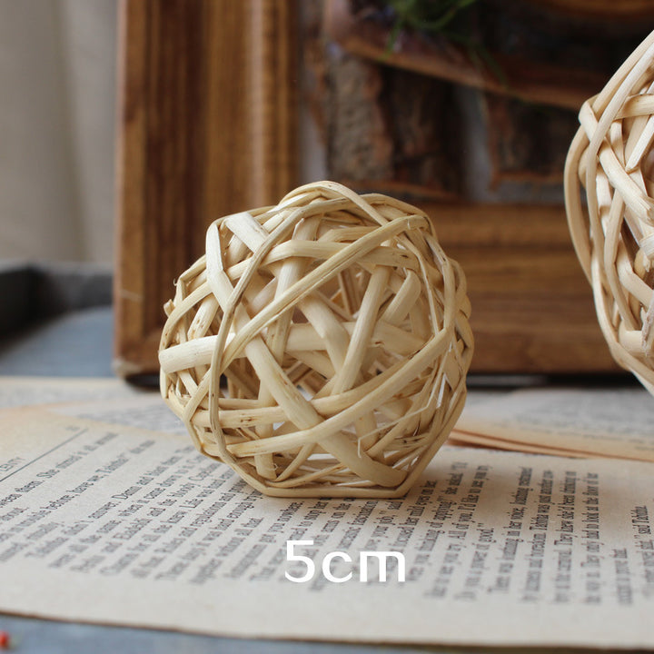 Decorative natural basket Kalsten