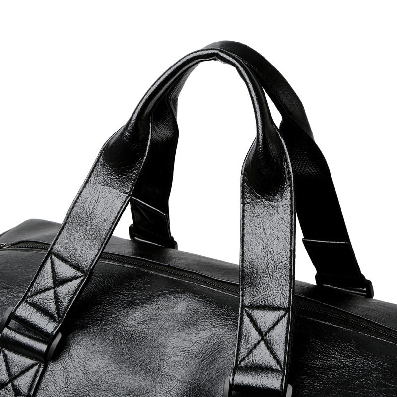 Stylish Leather Travel Duffel Bag Kalsten