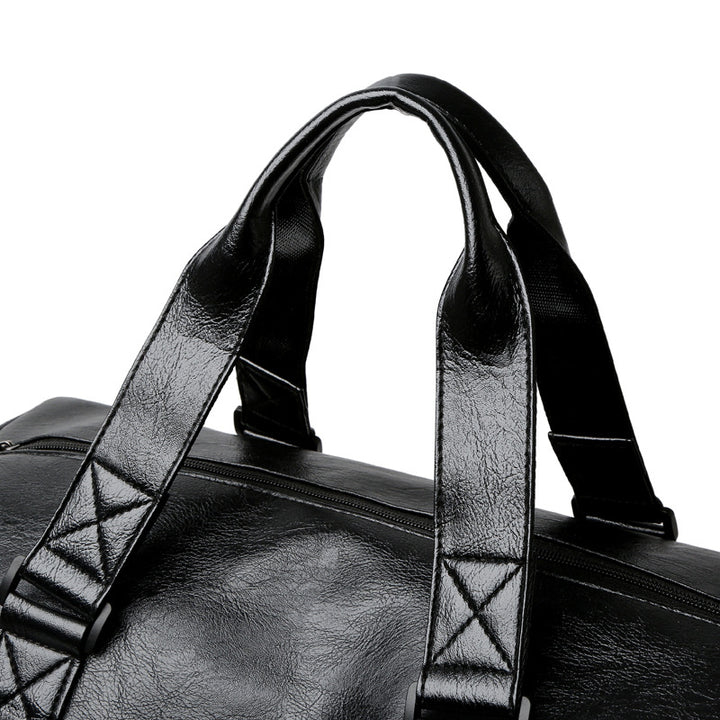 Stylish Leather Travel Duffel Bag Kalsten