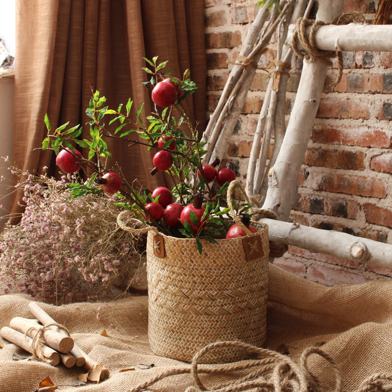 Handcrafted storage basket with natural design Kalsten