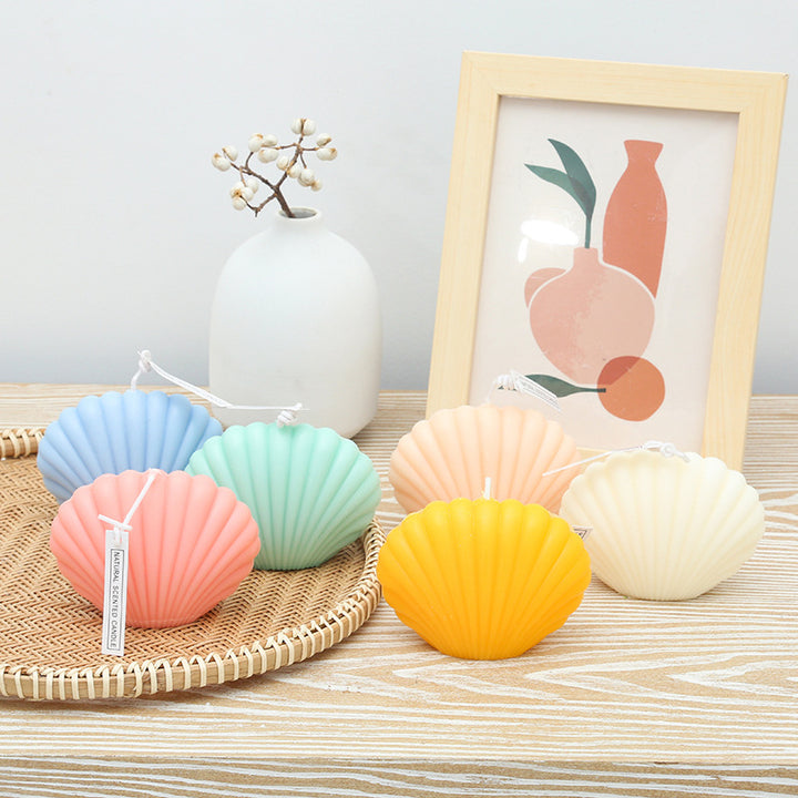 Hand-Poured Fruit-Shaped & Textured Decorative Soy Wax Candle