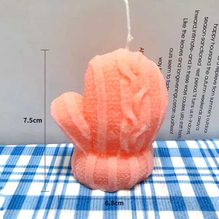Hand-Poured Fruit-Shaped & Textured Decorative Soy Wax Candle