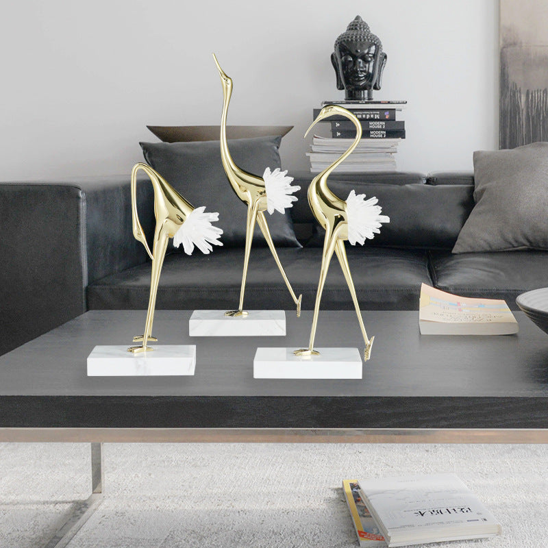 Elegant Decorative Bird Sculpture